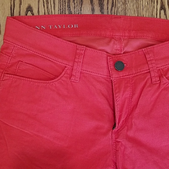 NWOT Ann Taylor corduroy jeans - Picture 2 of 3